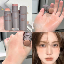 Load image into Gallery viewer, Double Head Powder Blusher Stick Lip Cheek Dual Use Matte Natural Long-lasting Blush Cream Face Makeup Cosmetics
