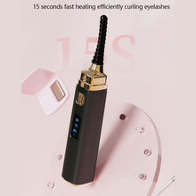 Load image into Gallery viewer, USB Charging Electric Eyelash Curler Portable Heated Three-speed Temperature Control Eyelash Curler Eyelash Tool

