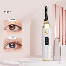 Load image into Gallery viewer, USB Charging Electric Eyelash Curler Portable Heated Three-speed Temperature Control Eyelash Curler Eyelash Tool
