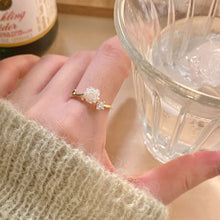 Load image into Gallery viewer, Camellia Flower Opening Adjustable Ring Fashionable Versatile Alloy Ring Jewelry Accessory for Women
