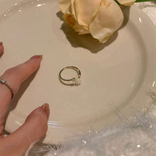 Load image into Gallery viewer, Camellia Flower Opening Adjustable Ring Fashionable Versatile Alloy Ring Jewelry Accessory for Women
