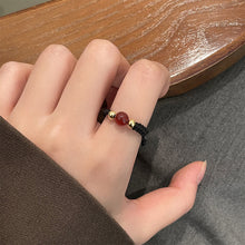 Load image into Gallery viewer, Simple Woven Beaded Ring Creative Adjustable Hand Woven Copper Coin Beaded Couple Ring Women Men Jewelry Gift
