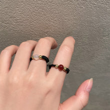 Load image into Gallery viewer, Simple Woven Beaded Ring Creative Adjustable Hand Woven Copper Coin Beaded Couple Ring Women Men Jewelry Gift
