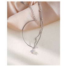 Load image into Gallery viewer, Fashionable Versatile Star Pendant Bracelet Half Bracelet Half Chain Design Alloy Double Layer Bracelet Hand Jewelry
