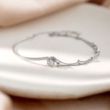 Load image into Gallery viewer, Fashionable Versatile Star Pendant Bracelet Half Bracelet Half Chain Design Alloy Double Layer Bracelet Hand Jewelry
