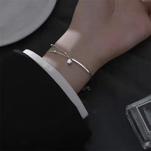 Load image into Gallery viewer, Fashionable Versatile Star Pendant Bracelet Half Bracelet Half Chain Design Alloy Double Layer Bracelet Hand Jewelry
