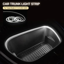 Load image into Gallery viewer, 118inch/197inch Car Frunk Brighten Flexible LED Strip Modified Lighting Front Trunk Silicone Light for Tesla Model 3 Y S X 2021-2023
