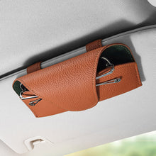 Load image into Gallery viewer, Car Glasses Auto Sun Visor Glasses Case Holder Sunglasses Clip Card Ticket Holder Multi-Function Automobile Accessories Storage
