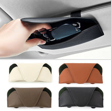 Load image into Gallery viewer, Car Glasses Auto Sun Visor Glasses Case Holder Sunglasses Clip Card Ticket Holder Multi-Function Automobile Accessories Storage
