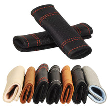 Load image into Gallery viewer, 1Pc Car Interior Handle Protector Covers Inner Door Armrest Panel Pull Trim Leather Auto Left Right Door Roof Covers Guard
