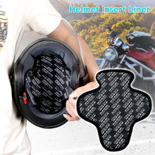 Load image into Gallery viewer, Breathable Motorcycle Helmet Insulation Lining Pad Insert Liner Cap Cushion Pad Quick-drying Sweat Wicking Helmet Accessories
