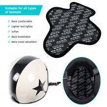 Load image into Gallery viewer, Breathable Motorcycle Helmet Insulation Lining Pad Insert Liner Cap Cushion Pad Quick-drying Sweat Wicking Helmet Accessories

