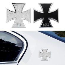 Load image into Gallery viewer, Motorcycle Car Stickers Iron Cross Chrome Metal Germany 1813 Malta Virtue Symbol Medal Cross Emblem Badge Decal Auto Car Styling
