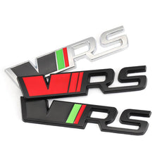 Load image into Gallery viewer, Car Sticker Rear Trunk Front Grill VRS Emblem Badge Logo For Skoda VRS Octavia 1 2 3 Rapid Kodiaq Karoq Fabia Kamiq Superb
