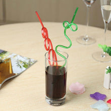 Load image into Gallery viewer, Multicolor Reusable Straws Birthday Plastic Drinking Straw For Kids Baby Shower Birthday Wedding Party Straws Accessories Party Supplies
