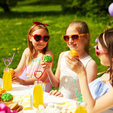 Load image into Gallery viewer, Multicolor Reusable Straws Birthday Plastic Drinking Straw For Kids Baby Shower Birthday Wedding Party Straws Accessories Party Supplies
