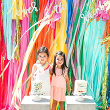 Load image into Gallery viewer, Color Crepe Paper Streamers Tissue Paper Roll Flower Craft Making Birthday Wedding Party Photography Backdrops DIY Decor Party Supplies
