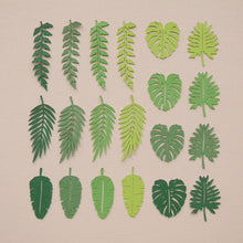 Load image into Gallery viewer, Green Tropics Leaves Confetti Safari Theme Party Theme Decorative Paper Scraps DIY Props Party Decor for Baby Shower Birthday Party
