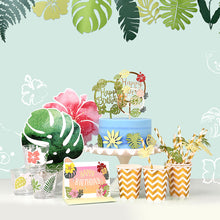 Load image into Gallery viewer, Green Tropics Leaves Confetti Safari Theme Party Theme Decorative Paper Scraps DIY Props Party Decor for Baby Shower Birthday Party
