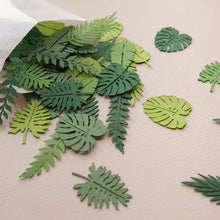 Load image into Gallery viewer, Green Tropics Leaves Confetti Safari Theme Party Theme Decorative Paper Scraps DIY Props Party Decor for Baby Shower Birthday Party
