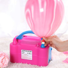 Load image into Gallery viewer, 600W Electric Balloon Air Pump Dual Nozzle Inflator Air Blower Balloon Inflator Pump Fast Inflatable Tool for Birthday Wedding Party Supplies
