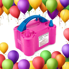 Load image into Gallery viewer, 600W Electric Balloon Air Pump Dual Nozzle Inflator Air Blower Balloon Inflator Pump Fast Inflatable Tool for Birthday Wedding Party Supplies
