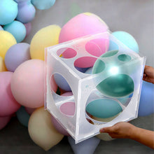 Load image into Gallery viewer, 11 Holes 2-10Inch Balloon Sizer Box Balloons Measuring Box For Baloons Arch Garland Birthday Wedding Party Tool Decorations
