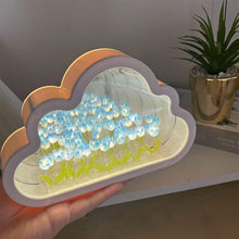 Load image into Gallery viewer, INS Handmade DIY Cloud Tulip Mirror Night Light Bedroom Ornaments Living Room Desktop Decoration Birthday Gift Christmas Gift
