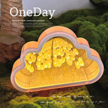 Load image into Gallery viewer, INS Handmade DIY Cloud Tulip Mirror Night Light Bedroom Ornaments Living Room Desktop Decoration Birthday Gift Christmas Gift
