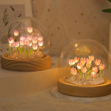 Load image into Gallery viewer, DIY Tulip Night Light Material Flower Lights Bedroom Decoration Ornaments Bedside Handmade Birthday Christmas Gift
