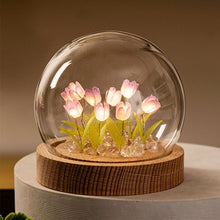 Load image into Gallery viewer, DIY Tulip Night Light Material Flower Lights Bedroom Decoration Ornaments Bedside Handmade Birthday Christmas Gift
