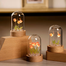 Load image into Gallery viewer, DIY Tulip Night Light Material Flower Lights Bedroom Decoration Ornaments Bedside Handmade Birthday Christmas Gift
