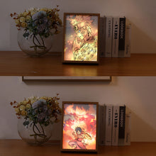 Load image into Gallery viewer, Japan Anime LED Decorative Light Painting USB Power Light Frame Dimming Simulate Sunshine Drawing Night Light Room Decor
