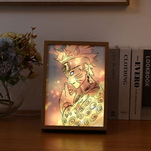 Load image into Gallery viewer, Japan Anime LED Decorative Light Painting USB Power Light Frame Dimming Simulate Sunshine Drawing Night Light Room Decor
