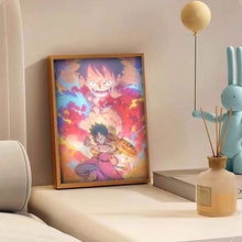 Load image into Gallery viewer, Japan Anime LED Decorative Light Painting USB Power Light Frame Dimming Simulate Sunshine Drawing Night Light Room Decor
