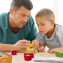Load image into Gallery viewer, Magic Face Changing Cube Game Board Game Wood Puzzle Montessori Expression Wooden Blocks Interactive Games Kids Toys Gift
