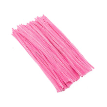 Load image into Gallery viewer, 100pcs Chenille Stem Pipe Kids DIY Creative Toys Chenille Sticks Cleaners Kindergarten Educational Handmade Material Plush Strips
