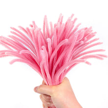 Load image into Gallery viewer, 100pcs Chenille Stem Pipe Kids DIY Creative Toys Chenille Sticks Cleaners Kindergarten Educational Handmade Material Plush Strips
