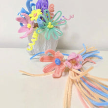 Load image into Gallery viewer, 100pcs Chenille Stem Pipe Kids DIY Creative Toys Chenille Sticks Cleaners Kindergarten Educational Handmade Material Plush Strips
