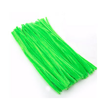 Load image into Gallery viewer, 100pcs Chenille Stem Pipe Kids DIY Creative Toys Chenille Sticks Cleaners Kindergarten Educational Handmade Material Plush Strips
