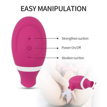 Load image into Gallery viewer, Adult Female Sucking Masturbator Vibrator Orgasmic Tongue Licking Clitoral Masturbation Sex Toy Masturbation Vibrator

