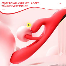 Load image into Gallery viewer, Finger Double Head 3 Point Vibrating Stick Women's Masturbation Device Women's Special Automatic Bead Turning Fun Toy
