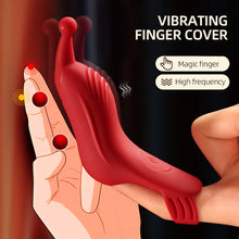 Load image into Gallery viewer, G-point Vibrating Finger Cover for Women's Massage Waterproof AV Masturbator Adult Sex Toys
