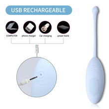 Load image into Gallery viewer, Charging Wireless Remote Control Egg Jumping Couple Fun and Teasing Touch Vibration Flame Egg Jumping Female Masturbation Device
