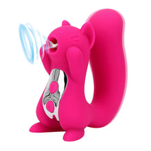 Load image into Gallery viewer, Squirrel Sucker Female Jumping Egg 10 Frequency Tongue Licking Silent Vibrating Stick Adult Sexual Toys
