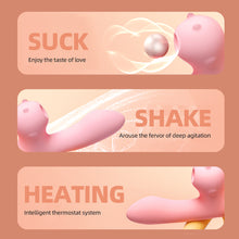 Load image into Gallery viewer, Silicone Vibrator for Adult and Female Sex Toys Masturbation Device Vibration Heating Masturbation Stick
