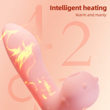 Load image into Gallery viewer, Silicone Vibrator for Adult and Female Sex Toys Masturbation Device Vibration Heating Masturbation Stick
