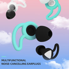 Load image into Gallery viewer, Removable Soundproof Fish Fin Silicone Earplugs Silicone Sleep Ear Plugs Soft Anti-Noise Sponge Sleeping Earplugs
