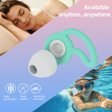 Load image into Gallery viewer, Removable Soundproof Fish Fin Silicone Earplugs Silicone Sleep Ear Plugs Soft Anti-Noise Sponge Sleeping Earplugs
