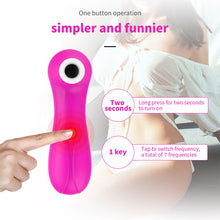 Load image into Gallery viewer, Silicone Sucker 7 Frequency Sucking Massage Stick Mini Portable Masturbation Massager Sex Toy for Female
